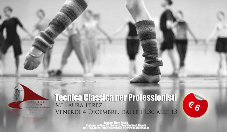 Lezione di tecnica classica per professionisti, con Laura Perez