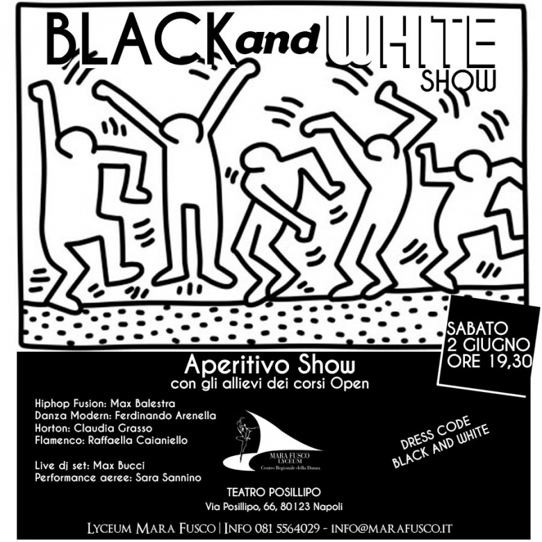 BLACK AND WHITE! il 2 Giugno grande spettacolo a tema al Teatro Posillipo